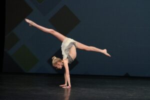 A girl dancing at Cumberland Dance Academy, LLC